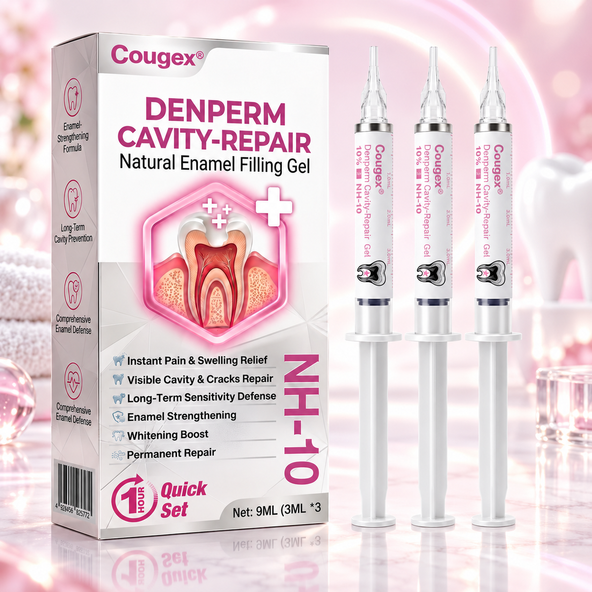 COUGEX® Cavity-Repair Natural Enamel Filling Gel