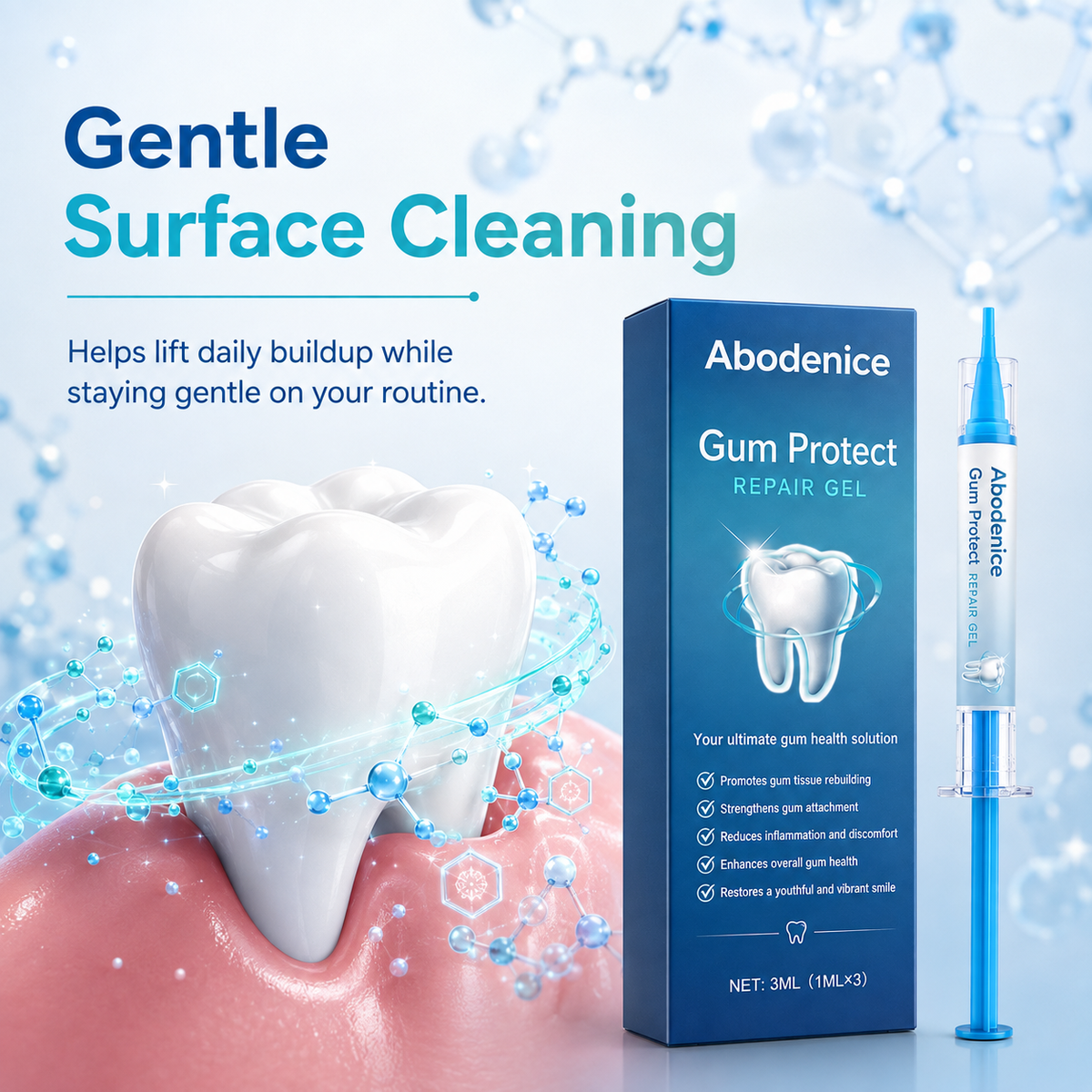 Abodenice™ Gum Protect Repair Gel — Precision Care for Sensitive Gums & Gum Lines