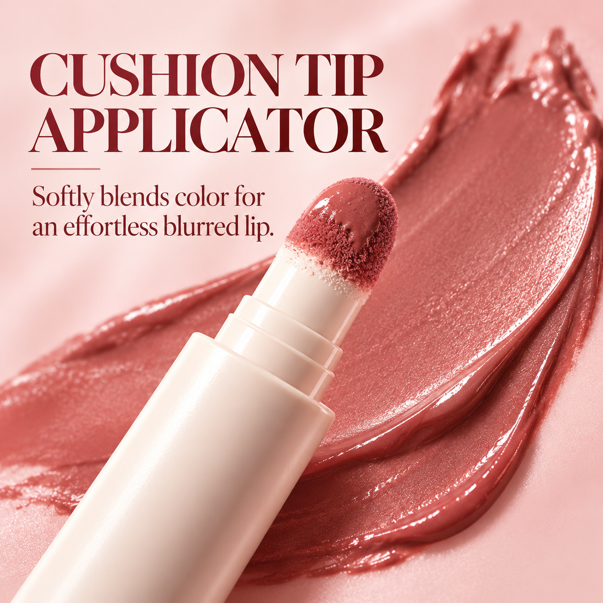 Soft-Blur Velvet Matte Lip Cream – Buildable Cushion Lip Color, 10 Shades
