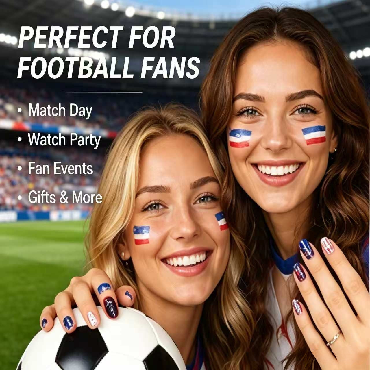 Game Day Fan Nail Art Kit – 12 Vibrant Colors for Stunning Team-Inspired Nails
