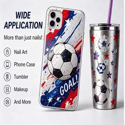 Game Day Fan Nail Art Kit – 12 Vibrant Colors for Stunning Team-Inspired Nails