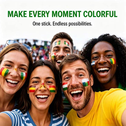 3-Color Face Paint Stick – Show Your Team Pride in Seconds!