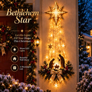 ✨Last Day 90% OFF✨✝️ Bethlehem Star – Lighted Nativity Wall Decor