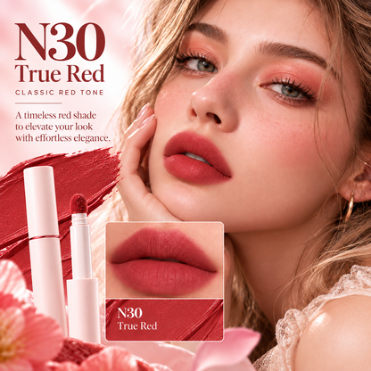 Soft-Blur Velvet Matte Lip Cream – Buildable Cushion Lip Color, 10 Shades