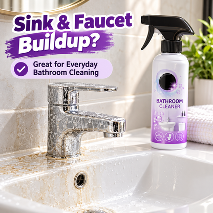 Bathroom Deep Cleaning Spray – Tackle Stubborn Water Stains, Soap Scum & Bathroom Grime