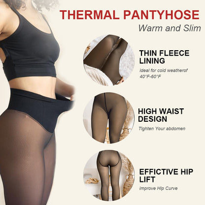 🎄 New Compression Magic Leggings – Fleece-Lined Warmth from XXS to 3XL❄️