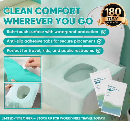 Disposable Toilet Seat Covers – Soft, Portable & Hygienic Travel Covers