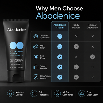 Abodenice™ Fresh & Dry Men’s Deodorant Cream