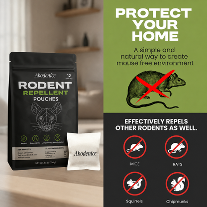 Abodenice® Natural Rodent Repellent Pouches