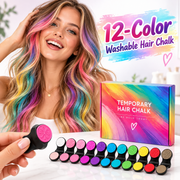 🔥Last Day 50% OFF - 🌈12-Color Temporary Hair Chalk Applicator Set