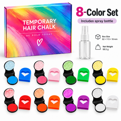🔥Last Day 50% OFF - 🌈12-Color Temporary Hair Chalk Applicator Set