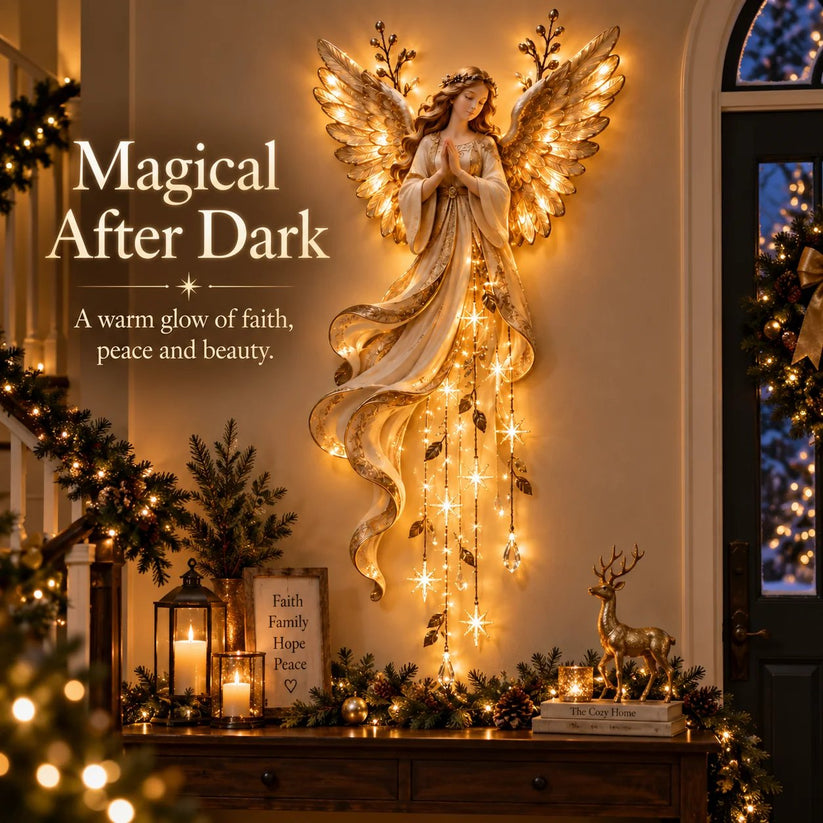 ✨Last Day 90% OFF✨✝️ Bethlehem Star – Lighted Nativity Wall Decor