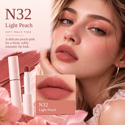 Soft-Blur Velvet Matte Lip Cream – Buildable Cushion Lip Color, 10 Shades