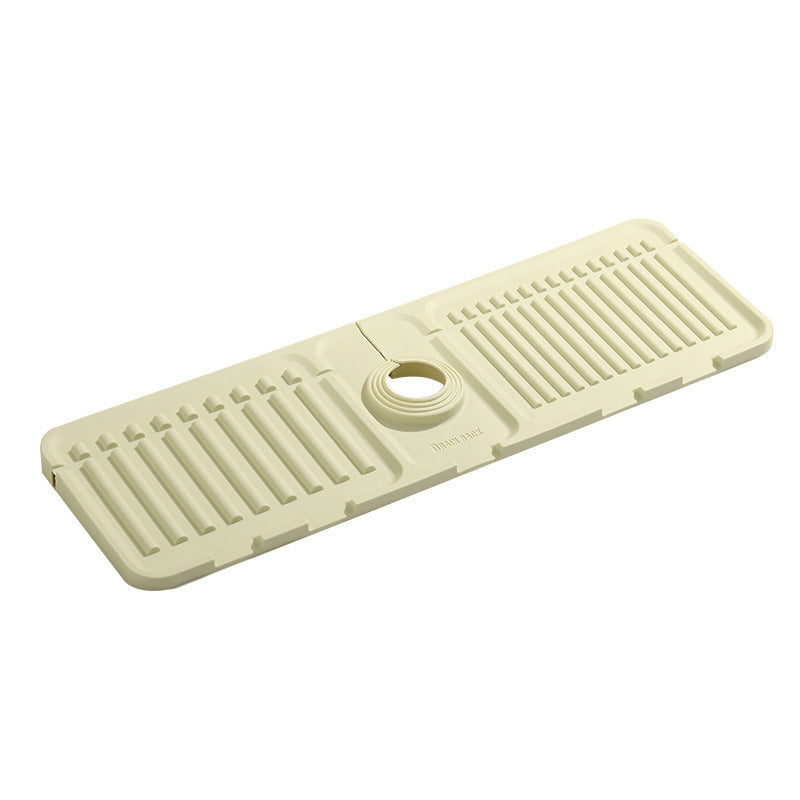 Foldable Silicone Faucet Splash Guard & Drain Mat – Keep Your Sink Area Clean & Dry